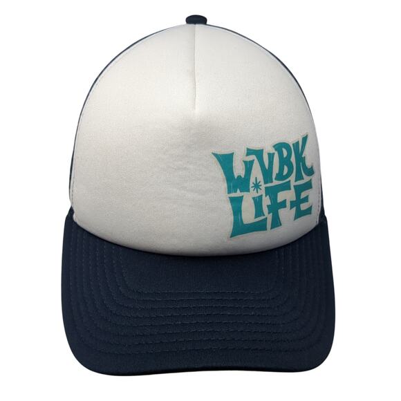 Wvbk Life Snapback Mesh Back Trucker Hat Blue One Size Outdoor Ouray - Picture 1 of 9